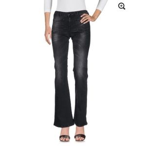 SCOTCH & SODA Flare-Wide-leg Black Denim Jean 30